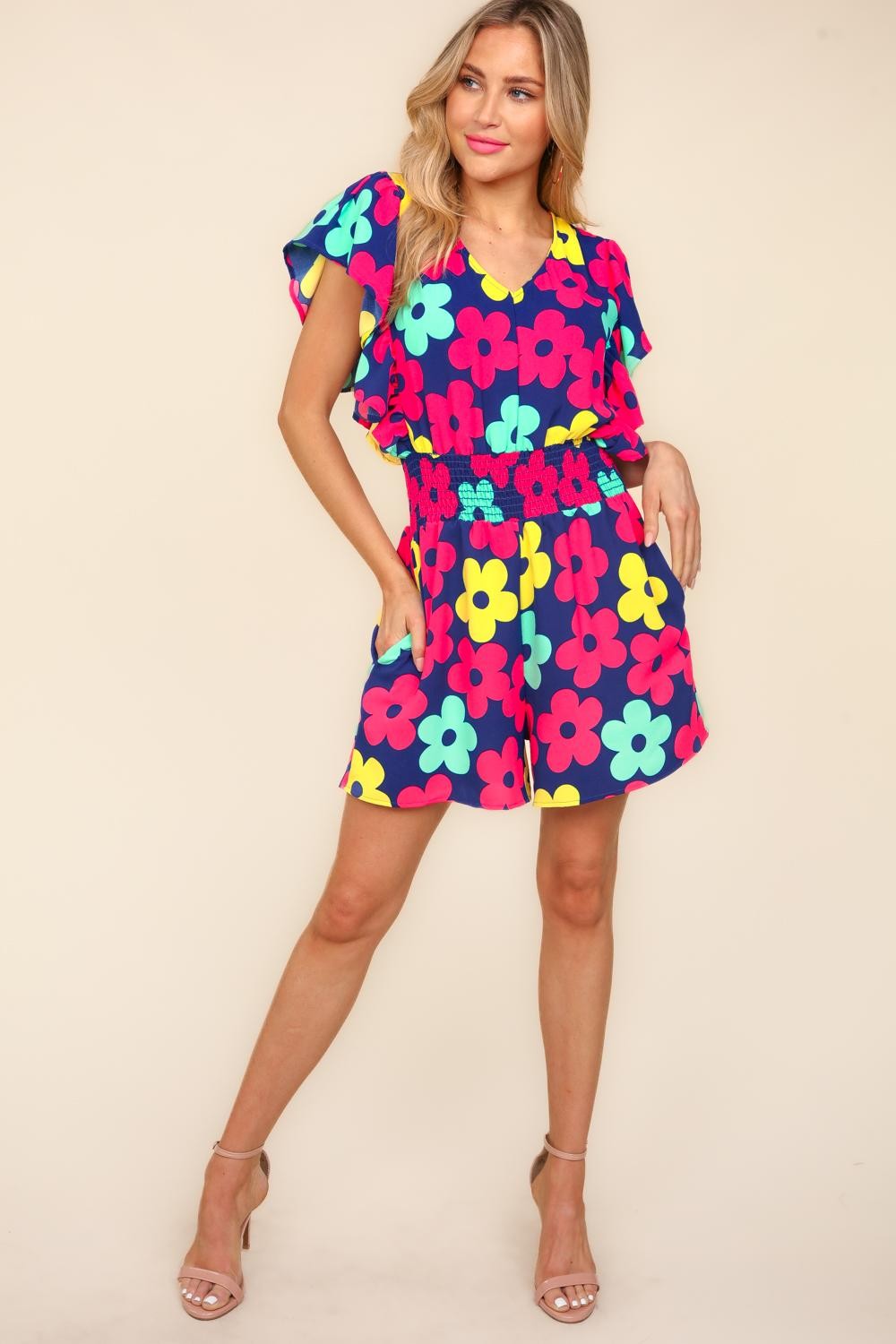 Halsey Floral Romper