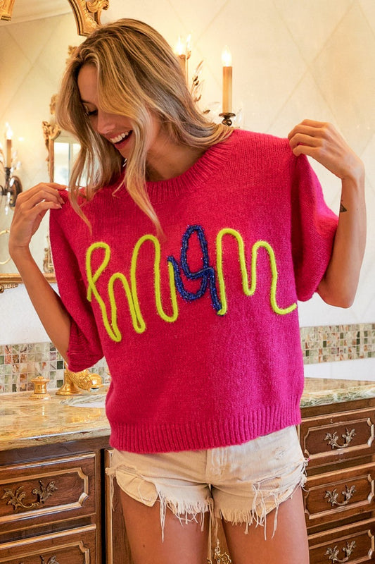 MOM Neck Sweater