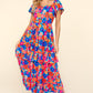 Halsey Floral Maxi Dress with Side Pockets